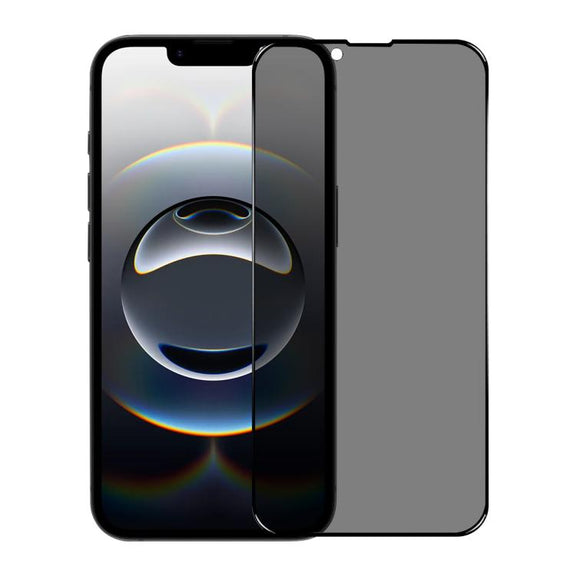 For iPhone 16e NORTHJO A++ 28 Degree Privacy Full Glue Silk Printing Tempered Glass Film
