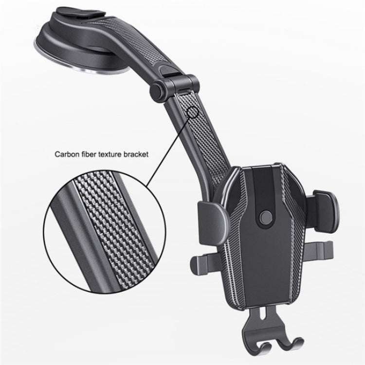 ES281 Car Dashboard Windshield Air Vent Suction Cup Phone Holder For 4-6.7 Inch Phone Mount