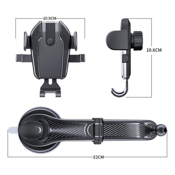 ES281 Car Dashboard Windshield Air Vent Suction Cup Phone Holder For 4-6.7 Inch Phone Mount