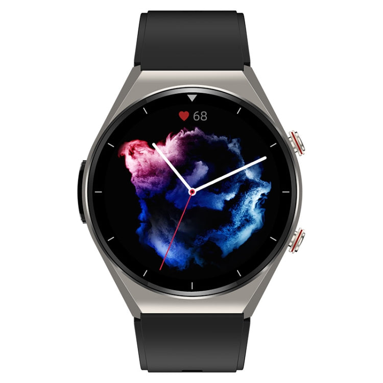 E09 Pro 1.32 inch Color Screen Smart Watch, Support Bluetooth Call / ECG Electrocardiogram(Silver)