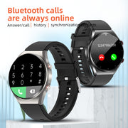 E09 Pro 1.32 inch Color Screen Smart Watch, Support Bluetooth Call / ECG Electrocardiogram(Silver)