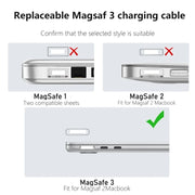 PD100W MagSafe 3 to Type-C Female Magnetic Charging Adapter for MacBook(Black)