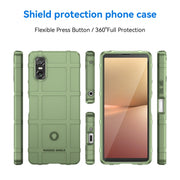 For Sony Xperia 10 VI Full Coverage Shockproof TPU Phone Case(Army Green)