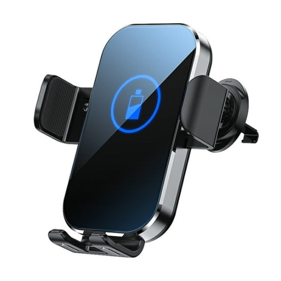 X10 15W Wireless Fast Charging Car Phone Navigation Holder(Silver)