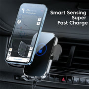 X10 15W Wireless Fast Charging Car Phone Navigation Holder(������)