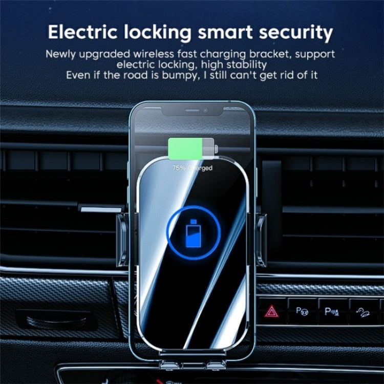 X10 15W Wireless Fast Charging Car Phone Navigation Holder(������)