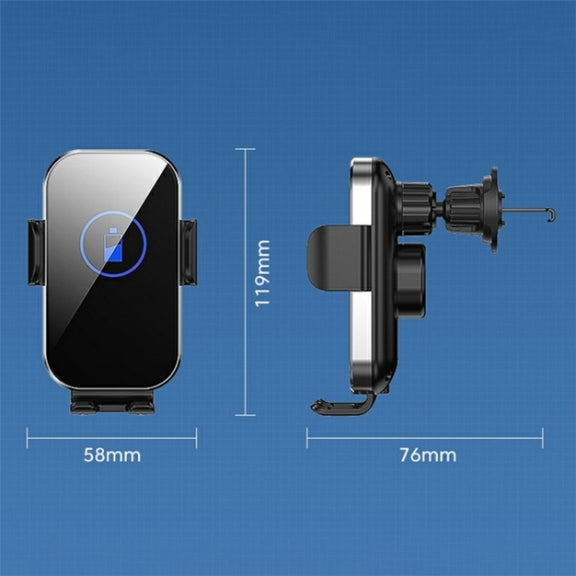 X10 15W Wireless Fast Charging Car Phone Navigation Holder(������)