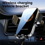 X12 Car Air Vent Touch Sensing Wireless Phone Charger Holder(Black)
