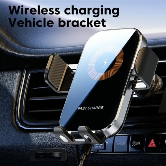 X12 Car Air Vent Touch Sensing Wireless Phone Charger Holder(Black)