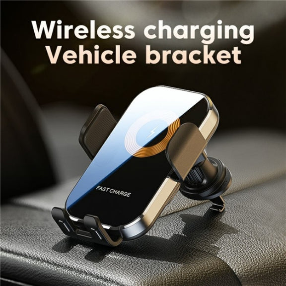 X12 Car Air Vent Touch Sensing Wireless Phone Charger Holder(Silver)