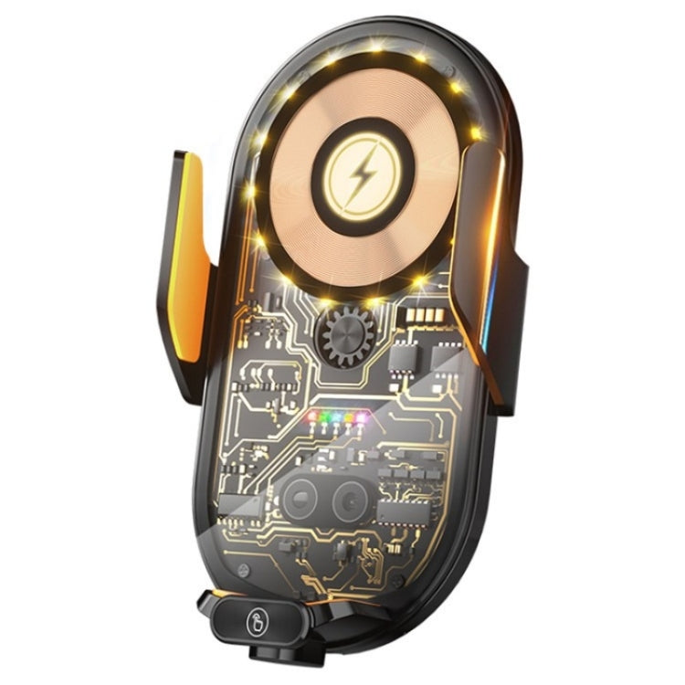 C23 66W Car Air Vent Phone Holder Wireless Charger(Black)