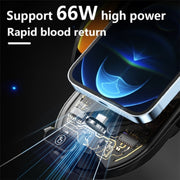 C23 66W Car Air Vent Phone Holder Wireless Charger(Black)