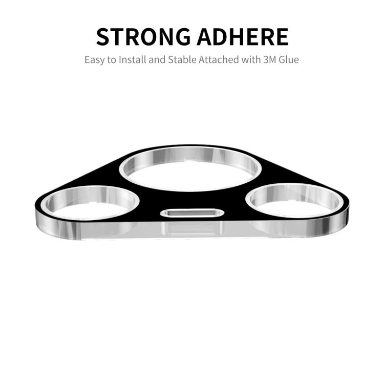 For Huawei Pura 70 ENKAY 9H Rear Camera Lens Tempered Glass Film(Black)