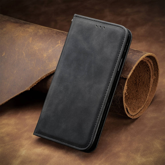 For Google Pixel 9 Retro Skin Feel Magnetic Flip Leather Phone Case(Black)