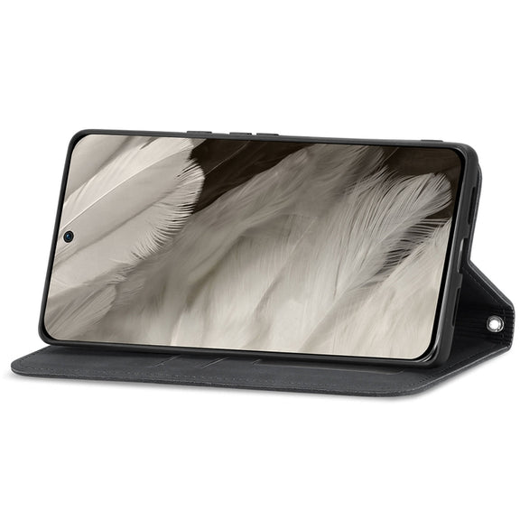 For Google Pixel 9 Retro Skin Feel Magnetic Flip Leather Phone Case(Black)