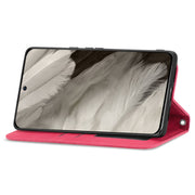 For Google Pixel 9 Retro Skin Feel Magnetic Flip Leather Phone Case(Red)
