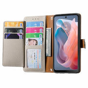 For Motorola Moto G Play 2024 Love Zipper Lanyard Leather Phone Case(Gray)