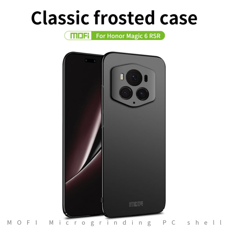 For Honor Magic6 RSR MOFI Frosted PC Ultra-thin Hard Phone Case(Red)