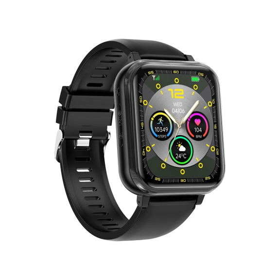G18 1.83 inch Color Screen Smart Watch Silicone Strap, Support  Noninvasive Blood Sugar / Uric Acid(Black)