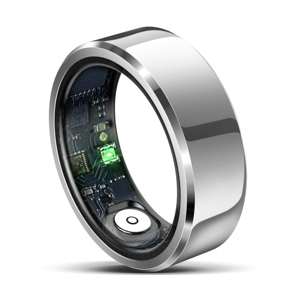 R6 SIZE 10 Smart Ring, Support Heart Rate / Blood Oxygen / Sleep Monitoring(White)