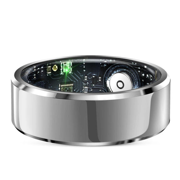 R6 SIZE 11 Smart Ring, Support Heart Rate / Blood Oxygen / Sleep Monitoring(White)