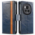 For Honor Magic6 Pro CaseNeo Splicing Dual Magnetic Buckle Leather Phone Case(Blue) - Honor Cases by PMC Jewellery | Online Shopping South Africa | PMC Jewellery | Buy Now Pay Later Mobicred