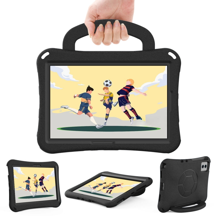For Lenovo Tab M11 / Xiaoxin Pad 11 2024 Handle Football Shaped EVA Shockproof Tablet Case(Black)