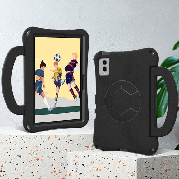 For Lenovo Tab M11 / Xiaoxin Pad 11 2024 Handle Football Shaped EVA Shockproof Tablet Case(Black)