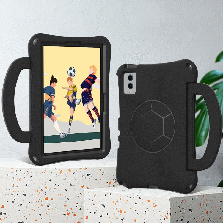 For Lenovo Tab M11 / Xiaoxin Pad 11 2024 Handle Football Shaped EVA Shockproof Tablet Case(Black)