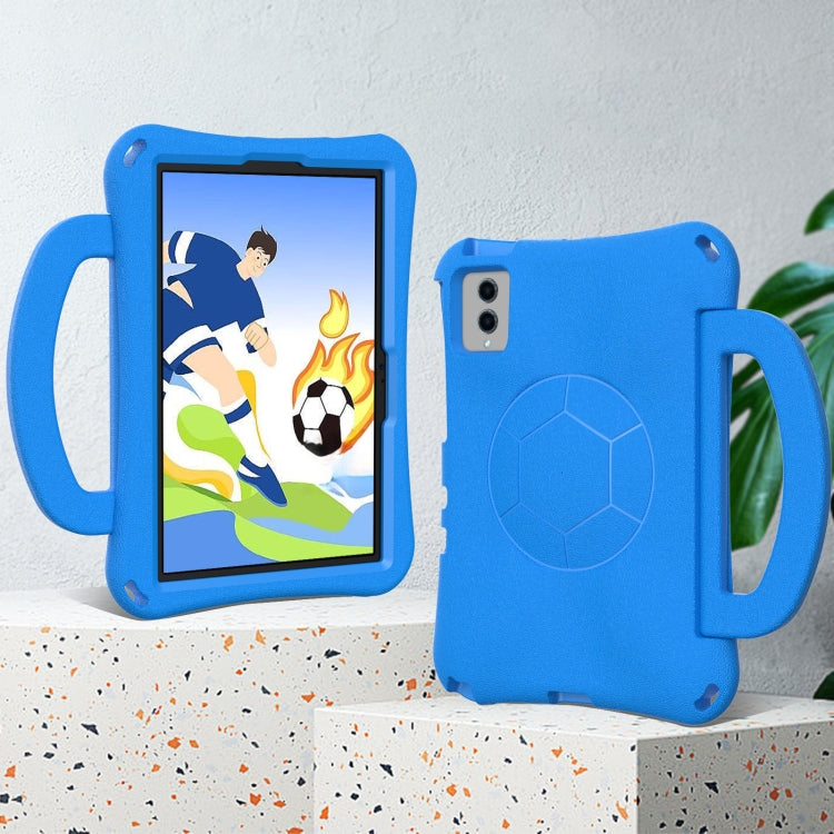 For Lenovo Tab M11 / Xiaoxin Pad 11 2024 Handle Football Shaped EVA Shockproof Tablet Case(Blue)
