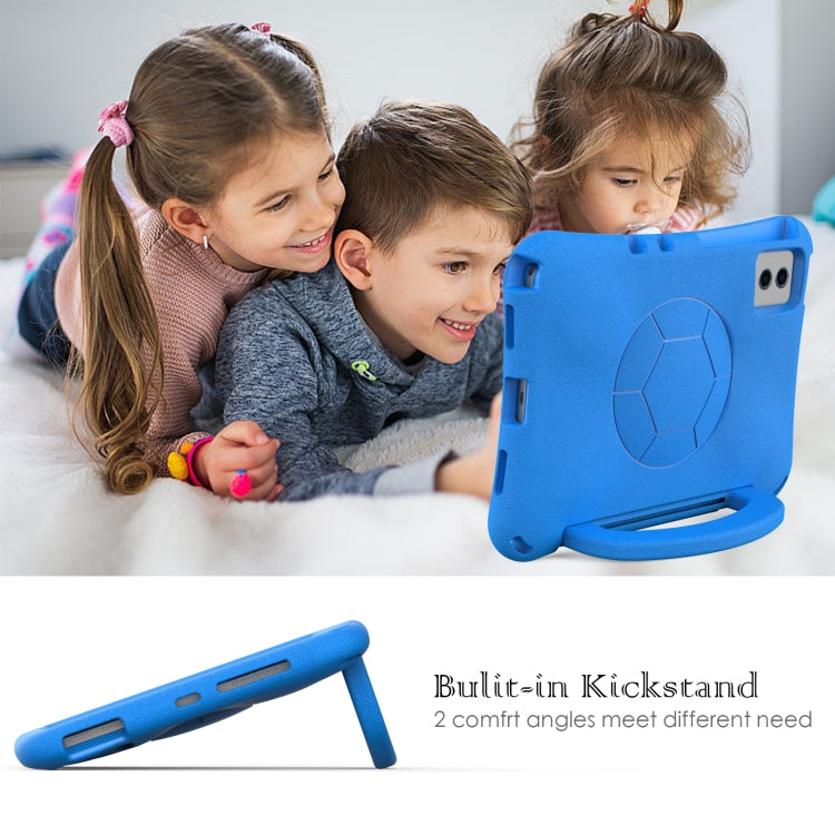 For Lenovo Tab M11 / Xiaoxin Pad 11 2024 Handle Football Shaped EVA Shockproof Tablet Case(Blue)