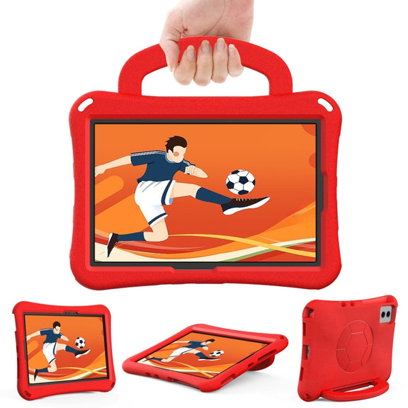 For Lenovo Tab M11 / Xiaoxin Pad 11 2024 Handle Football Shaped EVA Shockproof Tablet Case(Red)