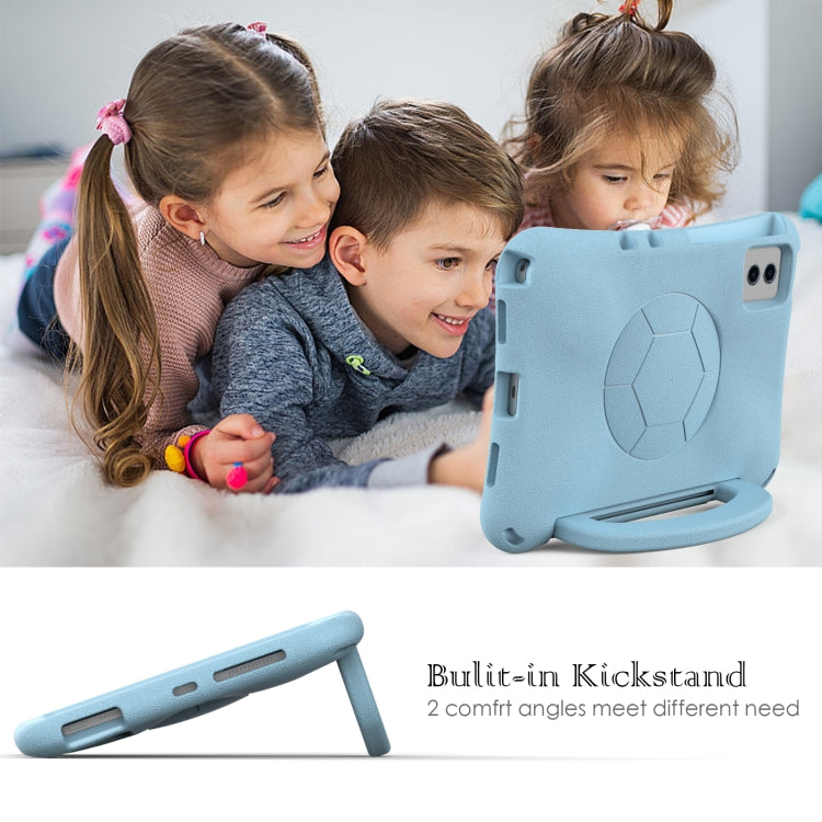 For Lenovo Tab M11 / Xiaoxin Pad 11 2024 Handle Football Shaped EVA Shockproof Tablet Case(Lighte Blue)