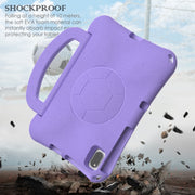 For Lenovo Tab M10 Plus TB-X606F 10.3 Handle Football Shaped EVA Shockproof Tablet Case(Light Purple)
