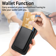 For Google Pixel 9 Retro Magsafe Card Bag PU Back Cover Phone Case(Black)