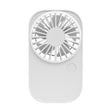 F11 Portable Rechargeable Hanging Neck Fan Cooling Handheld Fan 3 Speeds Desk Fan(White) - Electric Fans by PMC TechLife | Online Shopping South Africa | PMC TechLife | Buy Now Pay Later Mobicred