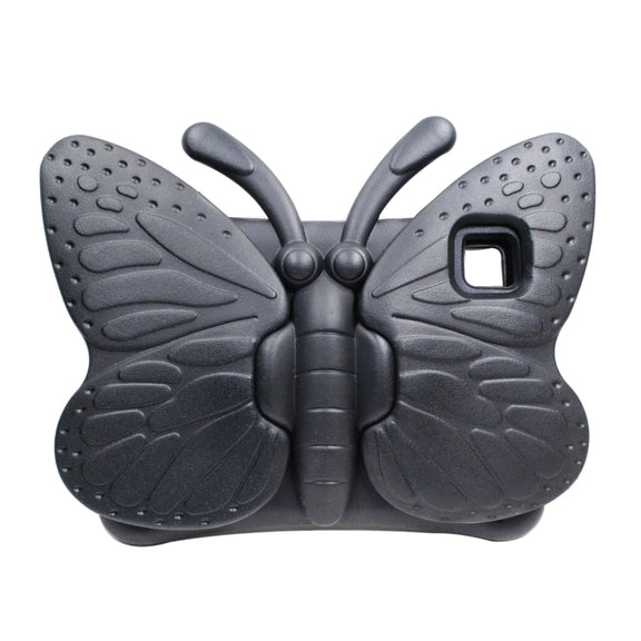 For iPad Air 11 2025 / 2024 Butterfly Bracket Kids EVA Shockproof Tablet Case(Black)