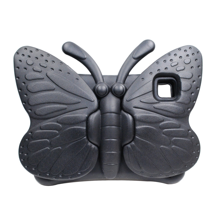 For iPad Air 11 2025 / 2024 Butterfly Bracket Kids EVA Shockproof Tablet Case(Black)