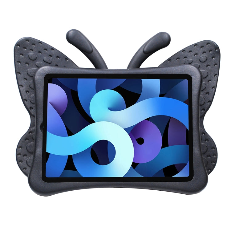 For iPad Air 11 2025 / 2024 Butterfly Bracket Kids EVA Shockproof Tablet Case(Black)