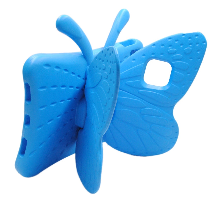 For iPad Air 11 2025 / 2024 Butterfly Bracket Kids EVA Shockproof Tablet Case(Blue)