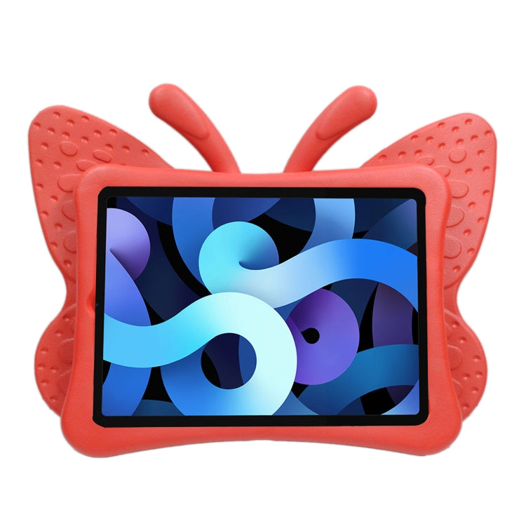For iPad Air 11 2025 / 2024 Butterfly Bracket Kids EVA Shockproof Tablet Case(Red)
