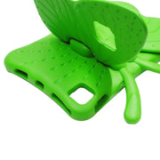 For iPad Air 11 2024 Butterfly Bracket Kids EVA Shockproof Tablet Case(Green)