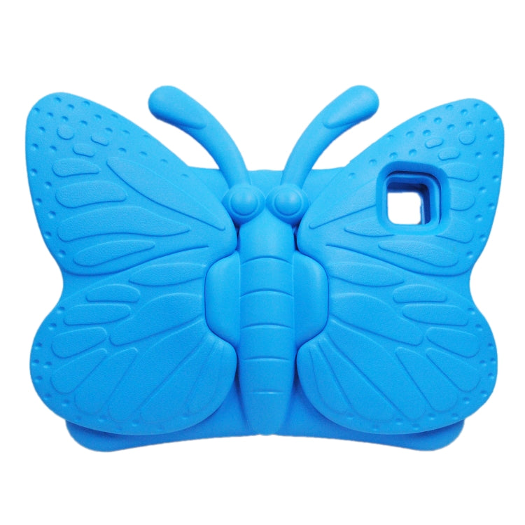 For iPad Pro 11 2024 Butterfly Bracket Kids EVA Shockproof Tablet Case(Blue)
