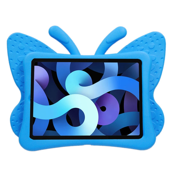 For iPad Pro 11 2024 Butterfly Bracket Kids EVA Shockproof Tablet Case(Blue)