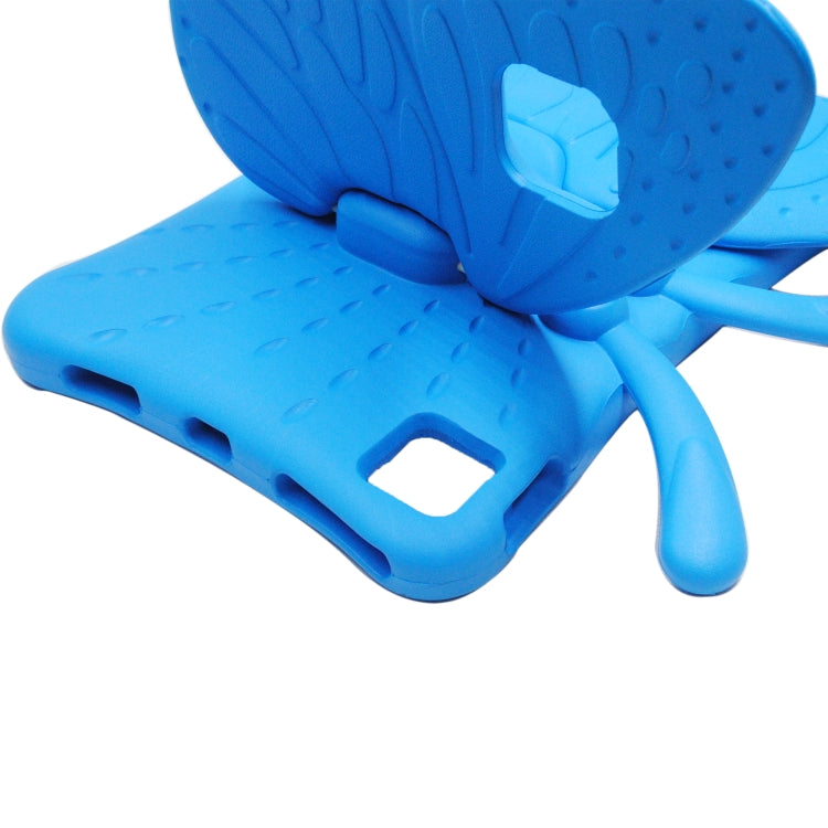 For iPad Pro 11 2024 Butterfly Bracket Kids EVA Shockproof Tablet Case(Blue)
