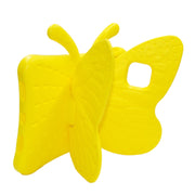 For iPad Pro 11 2024 Butterfly Bracket Kids EVA Shockproof Tablet Case(Yellow)
