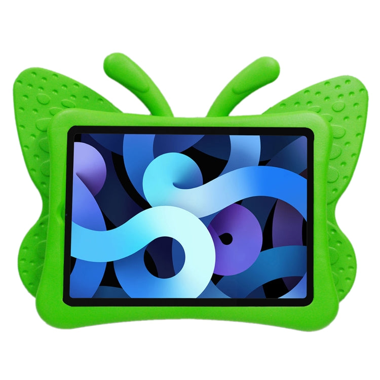 For iPad Pro 11 2024 Butterfly Bracket Kids EVA Shockproof Tablet Case(Green)
