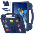 For iPad Air 11 2024 Handle Kickstand Children EVA Shockproof Tablet Case(Navy Blue) - iPad Air 11 2024 Cases by PMC TechLife | Online Shopping South Africa | PMC TechLife | Buy Now Pay Later Mobicred