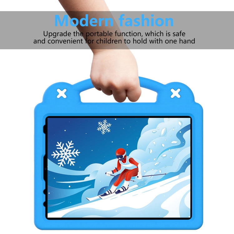 For  iPad Pro 11 2024 Handle Kickstand Children EVA Shockproof Tablet Case(Sky Blue)
