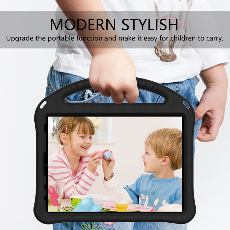 For iPad Air 11 2024 EVA Shockproof Tablet Case with Holder(Black)